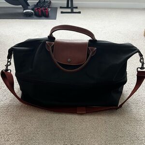Stylish Black and Brown Tote Bag